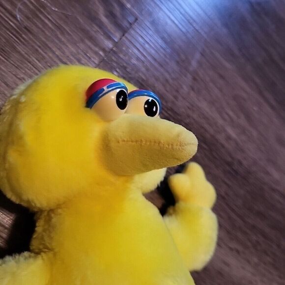 Vintage 1992 10" Sesame Street Baby Big Bird Plush Child Dimension Inc Rare - Picture 8 of 9